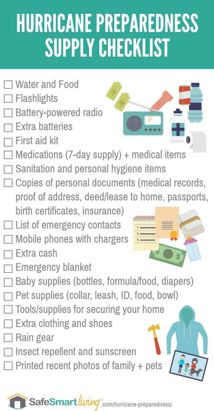 Hurricane checklist
