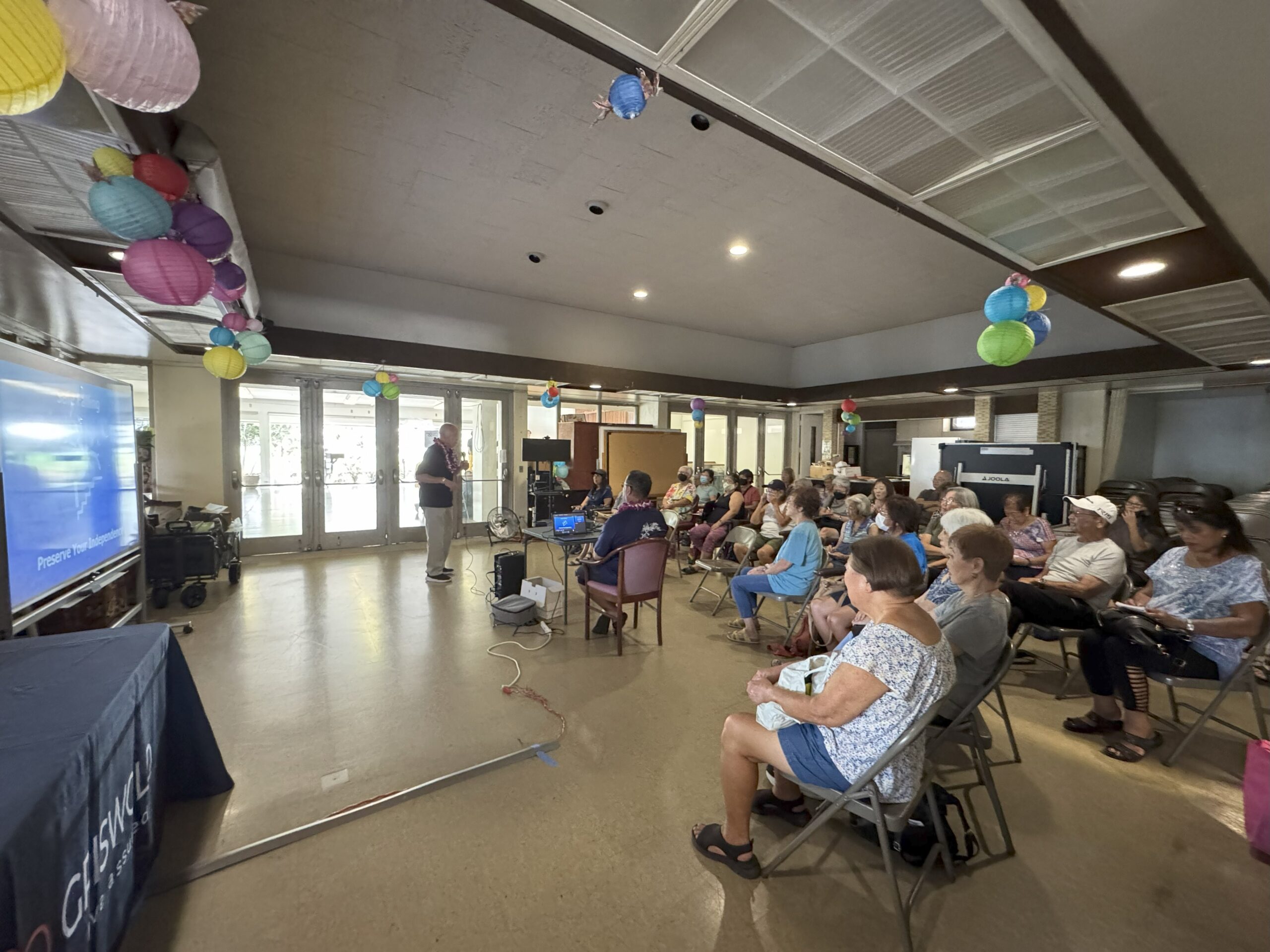 Senior falls prevention awareness