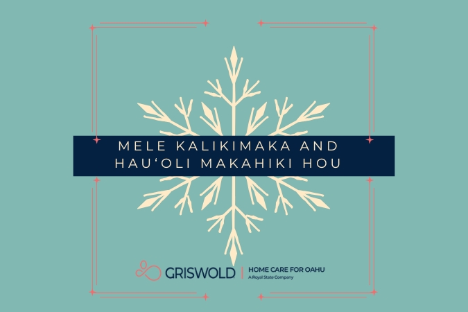 Holiday greetings from Griswold Homecare for Oahu